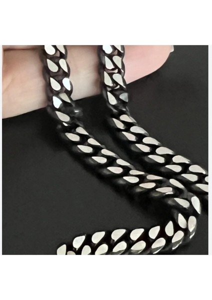 Çelik Zincir Erkek Kolye ve Bileklik Set Kararmaz Çelik Kolye Çelik Zincir Kolye Kalın Zincir indirimleri