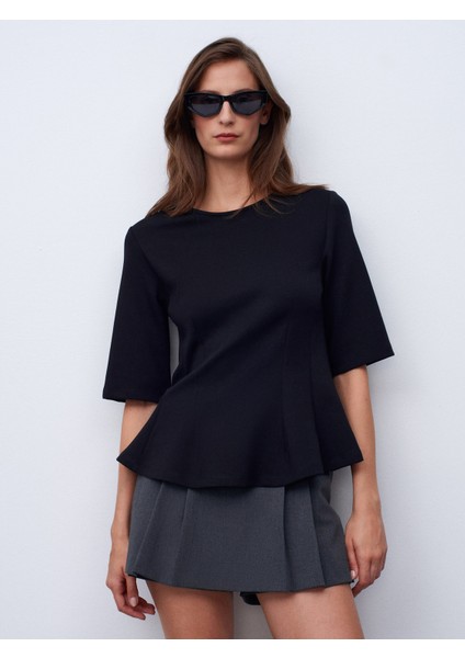 32077 Peplum Top-Siyah modelleri