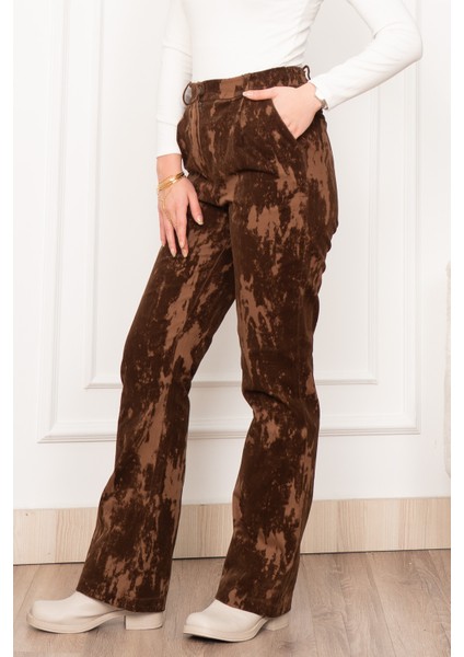 Düz Paça Kadife Dokulu Gabardin Cepli Pantolon 30312 fiyatları