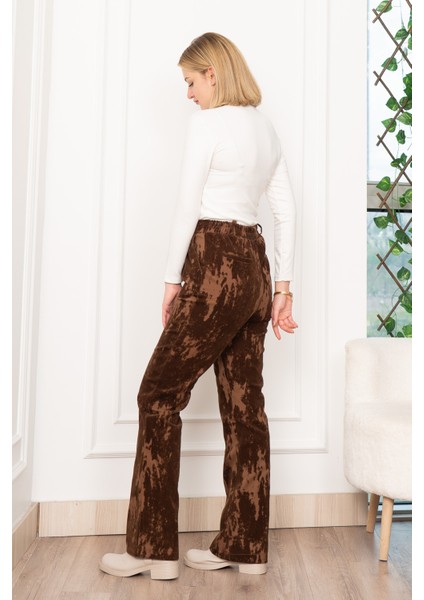 Düz Paça Kadife Dokulu Gabardin Cepli Pantolon 30312 fırsatları
