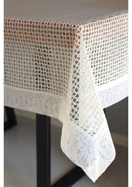 120X150 cm Dantel Kenar Pvc Muşamba Masa Örtüsü 2025-ÖRGÜHASIR