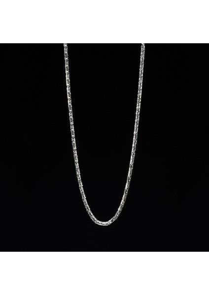 160 Mikron Naturel Yuvarlak Kral Gümüş Zincir fiyatları