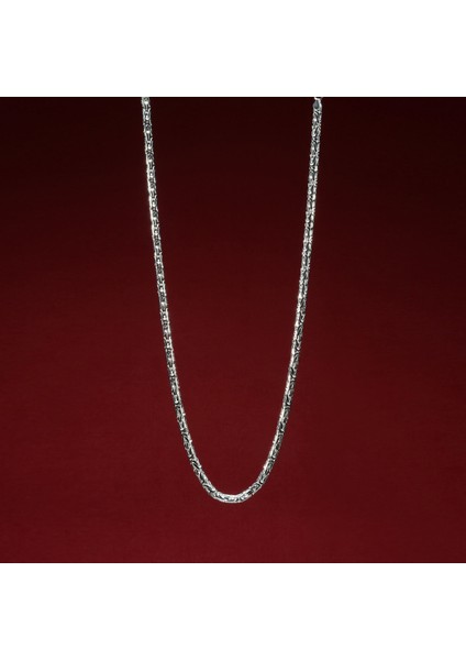 160 Mikron Naturel Yuvarlak Kral Gümüş Zincir modelleri