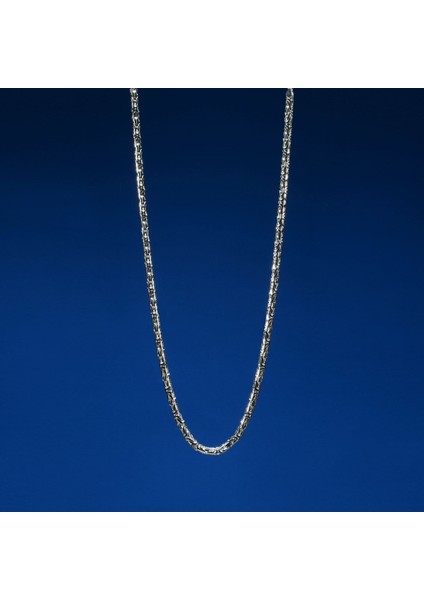 160 Mikron Naturel Yuvarlak Kral Gümüş Zincir fırsatları