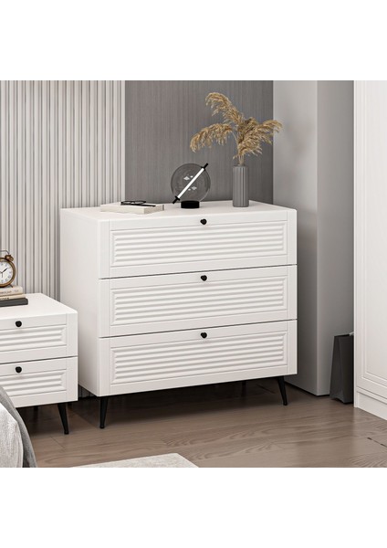 Kale Şifonyer Pandora Beyaz/beyaz fiyatları