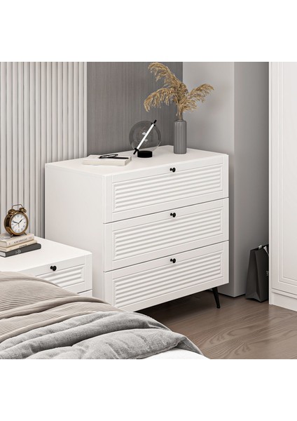 Kale Şifonyer Pandora Beyaz/beyaz modelleri