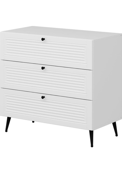 Kale Şifonyer Pandora Beyaz/beyaz