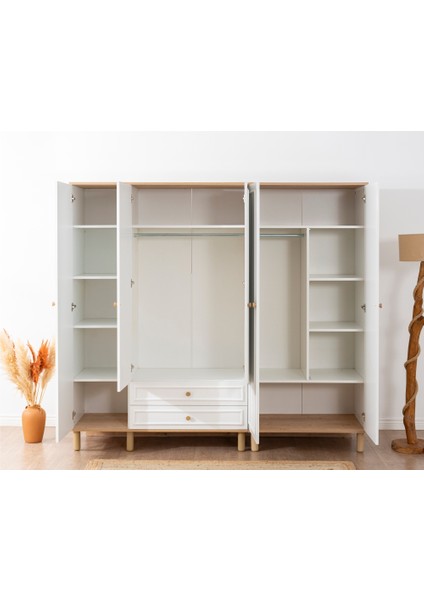 Tindra Gardırop 4 Kapaklı modelleri