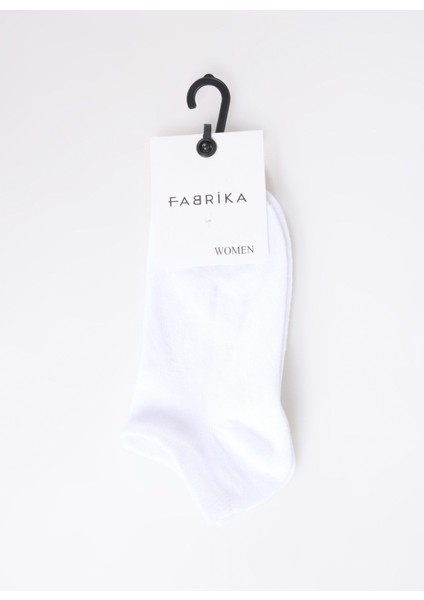 Beyaz Kadın Patik Çorap K.a.patik