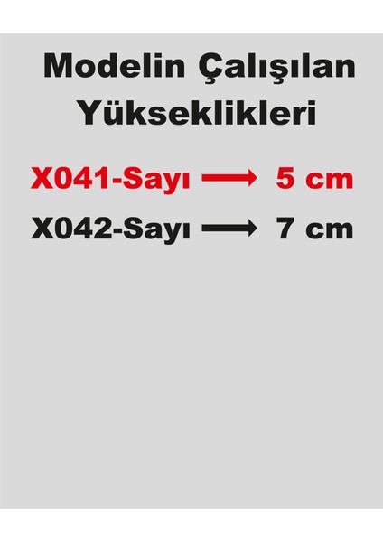 Stencil Rakam Boyama Şablonu X041-SAYI fırsatları