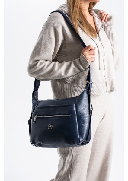 Kadın 4 Bölmeli Suni Yumuşak Deri Omuz ve Sırt Çantası fiyatları