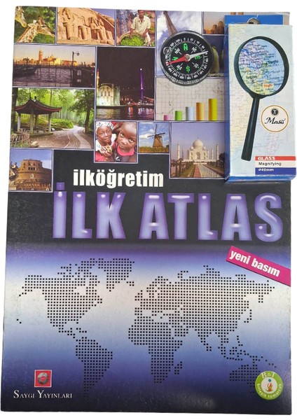 Büyüteç Pusula Seti Ilk Atlas Hediyeli fiyatları