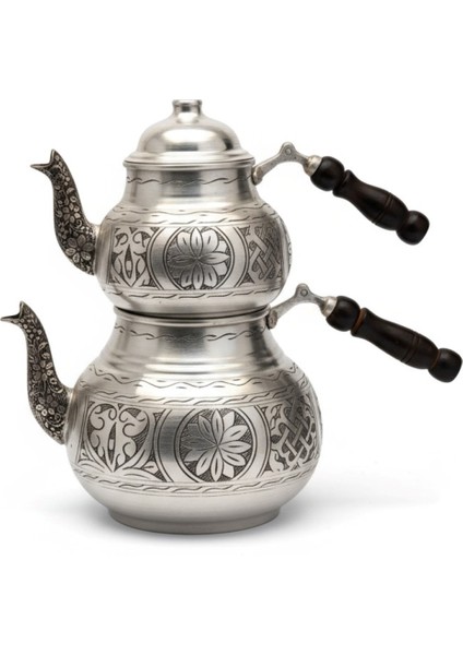 Çaydanlık Takımı Bakır Ağır İşlemeli modelleri