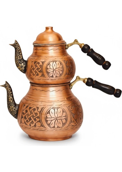 Çaydanlık Takımı Bakır Ağır İşlemeli fiyatları