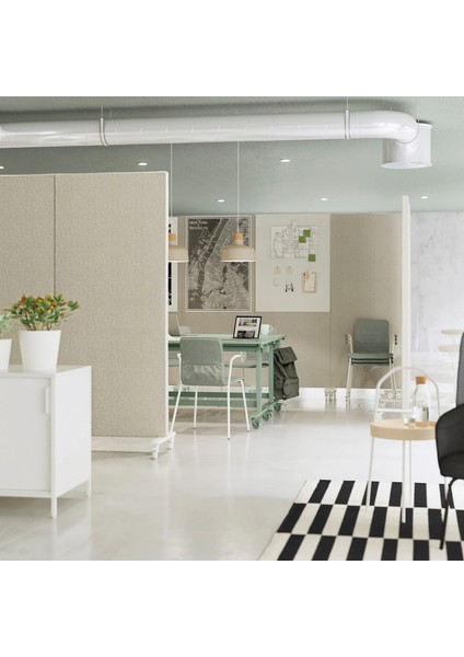 Mıttzon Panolu Akustik Yazı Tahtası Gunnared Bej Beyaz 85 x 205 cm fırsatları