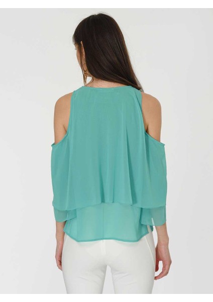 Off Shoulder Bluz Cam Göbeği Y1913081_113 fiyatları