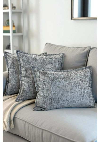 SAFARI-04 Ithal Kadife Dekoratif 3'lü Kırlent Kılıfı Seti – Yumuşak Dokulu Dekoratif Yastık ve Ev Aksesuarı fiyatları