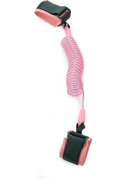 Hac Umre Çocuk Güvenlik Bilekliği Kayıp Önleyici Spiral Kordon - Pembe indirimleri
