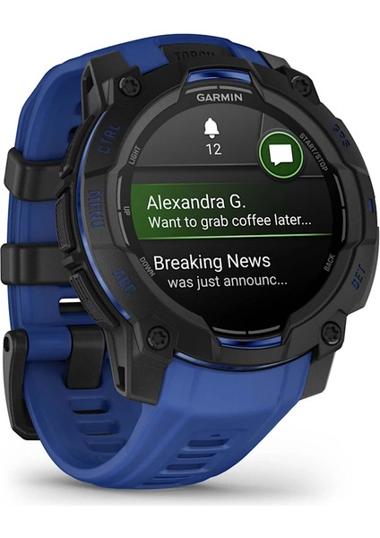 Instinct 3 - 45 mm Amoled - Siyah Mavi