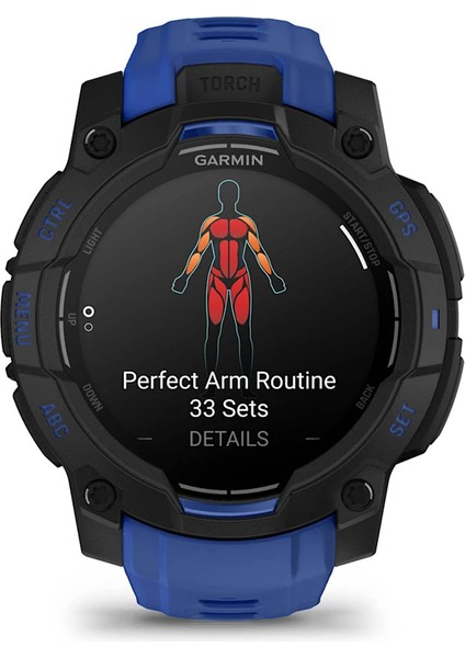 Instinct 3 - 45 mm Amoled - Siyah Mavi modelleri