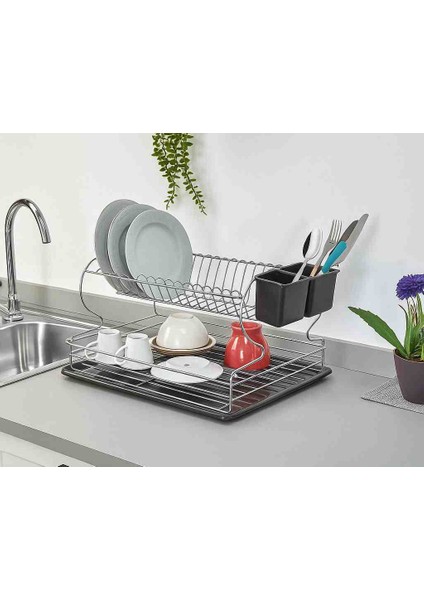 2 Katlı Tabaklık Bulaşıklık