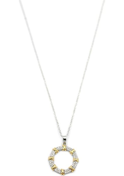 Xox Halka Kolye - Altın