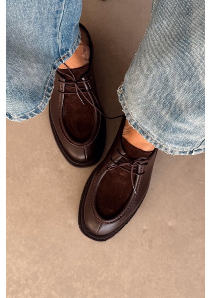 Muse Kahverengi Hakiki Deri Loafer fiyatları