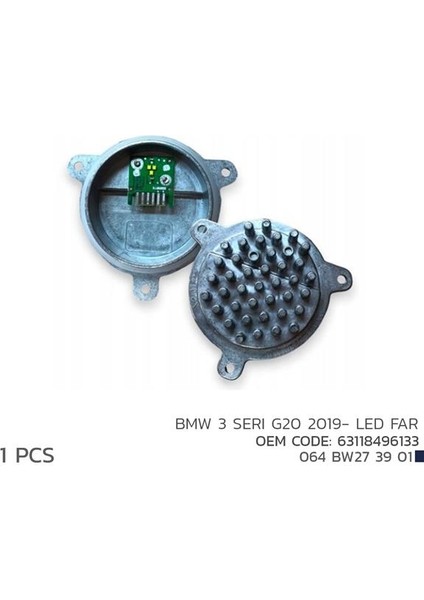 BMW 3 SERI G20 2019- LED FAR MODÜL 63118496133 63118496133