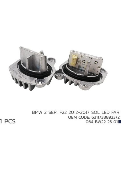 BMW 2 F22 2012-2017 SOL LED FAR MODL 63117388923/2 63117388923 2