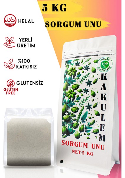 Glutensiz Sertifikalı Yerli Sorgum Darı Unu 5 kg