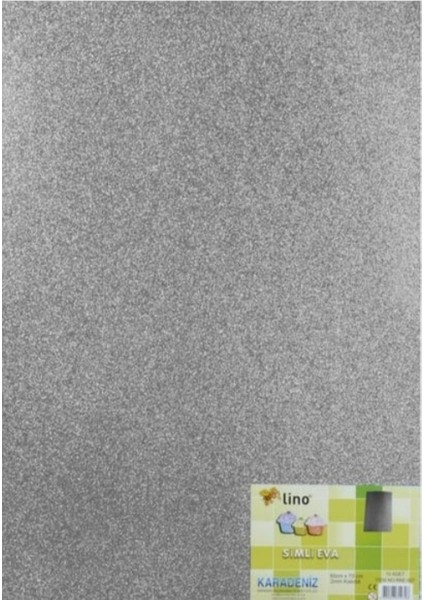 Simli Eva 50X70 2mm Gümüş Renk 10 Lu Paket