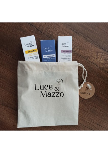 Ham Bez Kese 20X20 Çanta Içi Düzenleyici - Organizer