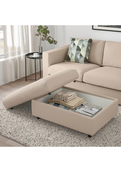 Vımle Saklama Gözlü Puf Hallarp Bej fırsatları