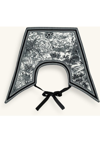 Toile De Jouy 3 Siyah Yakalık