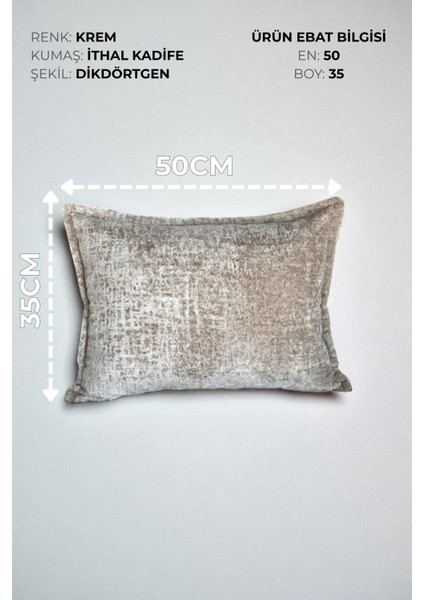 SAFARI-01 İthal Kadife Dekoratif Kırlent Kılıfı 35x50 cm – Yumuşak Dokulu Dikdörtgen Yastık ve Ev Aksesuarı modelleri
