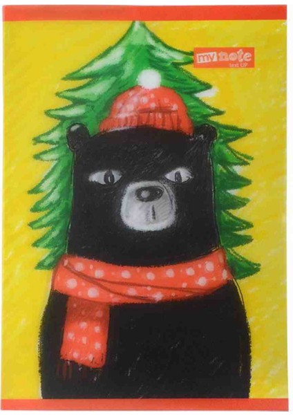 A4 80 Yaprak Kareli Pp Kapak Dikişli Defter