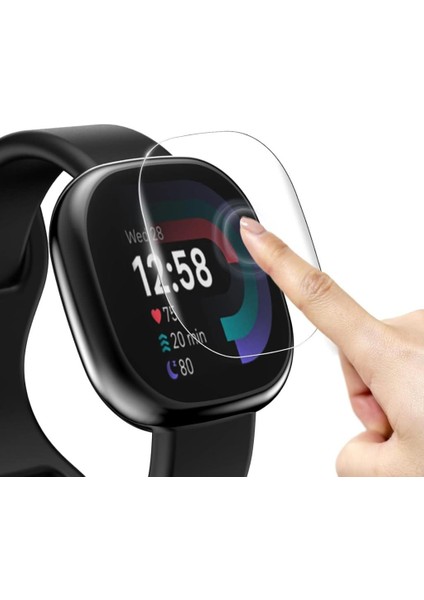 Fitbit Versa 4 Ekran Koruyucu Tpu Film Şeffaf 2 Adet fırsatları