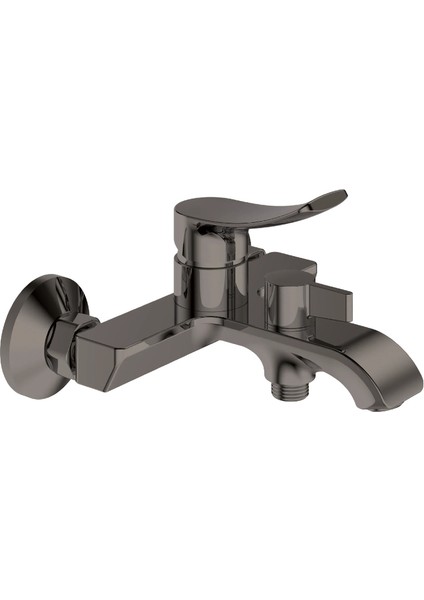 | Valtemo (Art Gray) Antrasit Banyo Bataryası – Gerçek Pirinç Gövde