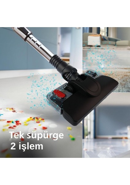 Altus Al 615 Toz Torbasız Süpürge ile Uyumlu Süpürge Aquamop Başlık, Islak & Kuru Süpürme / Silme fırsatları