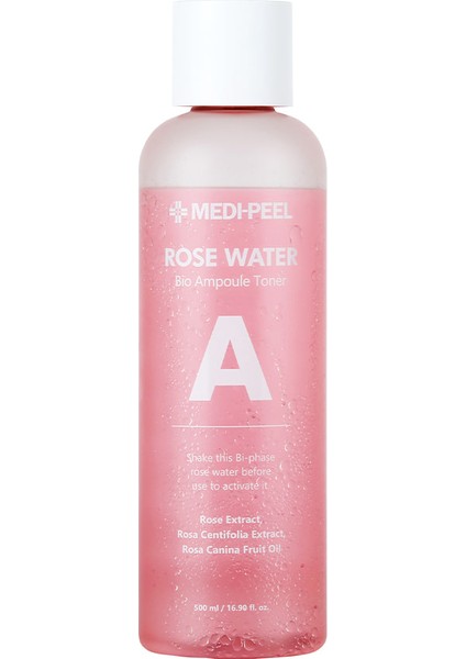 Rose Water Bio Ampoule Toner 500 ml ( Korlux )