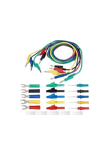 P1036B 30 Parça Değişebilir Test Probu Banan 1mt Kablo Set fiyatları