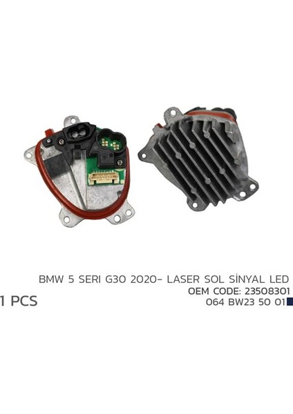 BMW 5 G30 2020- LASER SOL SİNYL LED MODÜL 23508301 23508301