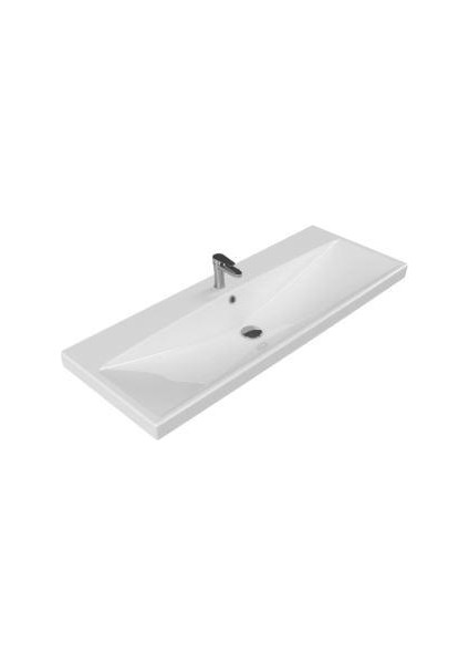 Turkuaz Elite Etajer Uyumlu Lavabo 120*45 cm