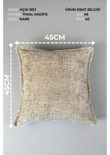 SAFARI-08 Ithal Kadife Dekoratif 3'lü Kırlent Kılıfı Seti – Yumuşak Dokulu Dekoratif Yastık ve Ev Aksesuarı fırsatları