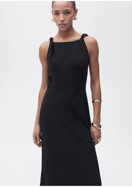 Uzun Asimetrik Elbise