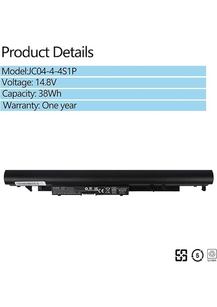 JC04 Pil 919701-850 919700-850 Hp 15-BS015DX 15-BS015DX 15-BS000 15-BS000 15-BS070WM Için Hp Pavilion 250 G6 JC03 919682-831 919681-221 919682-221 919682-421 Için Yedek fiyatları