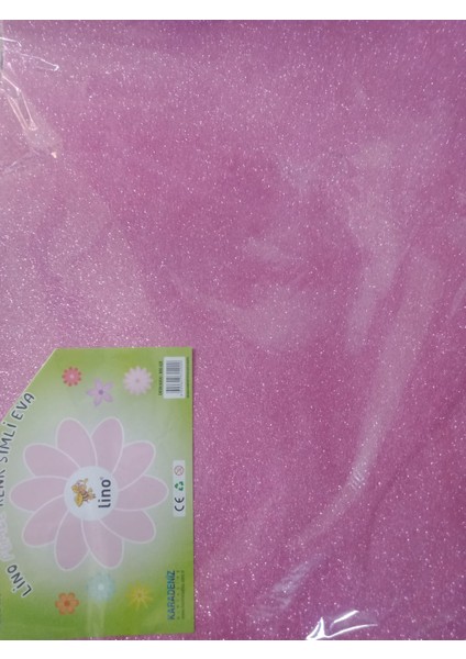 Simli Eva 50X70 2mm Pembe Renk 10LU Paket