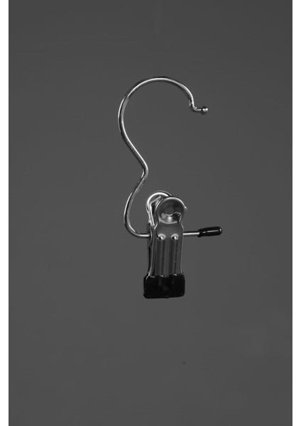 Metal Tek Mandallı Askı