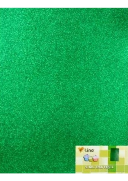 Simli Eva 50X70 2mm Yeşil Renk 10LU Paket
