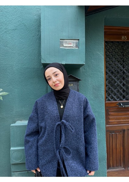 Önden Bağlamalı Kırçıllı Ceket indirimleri